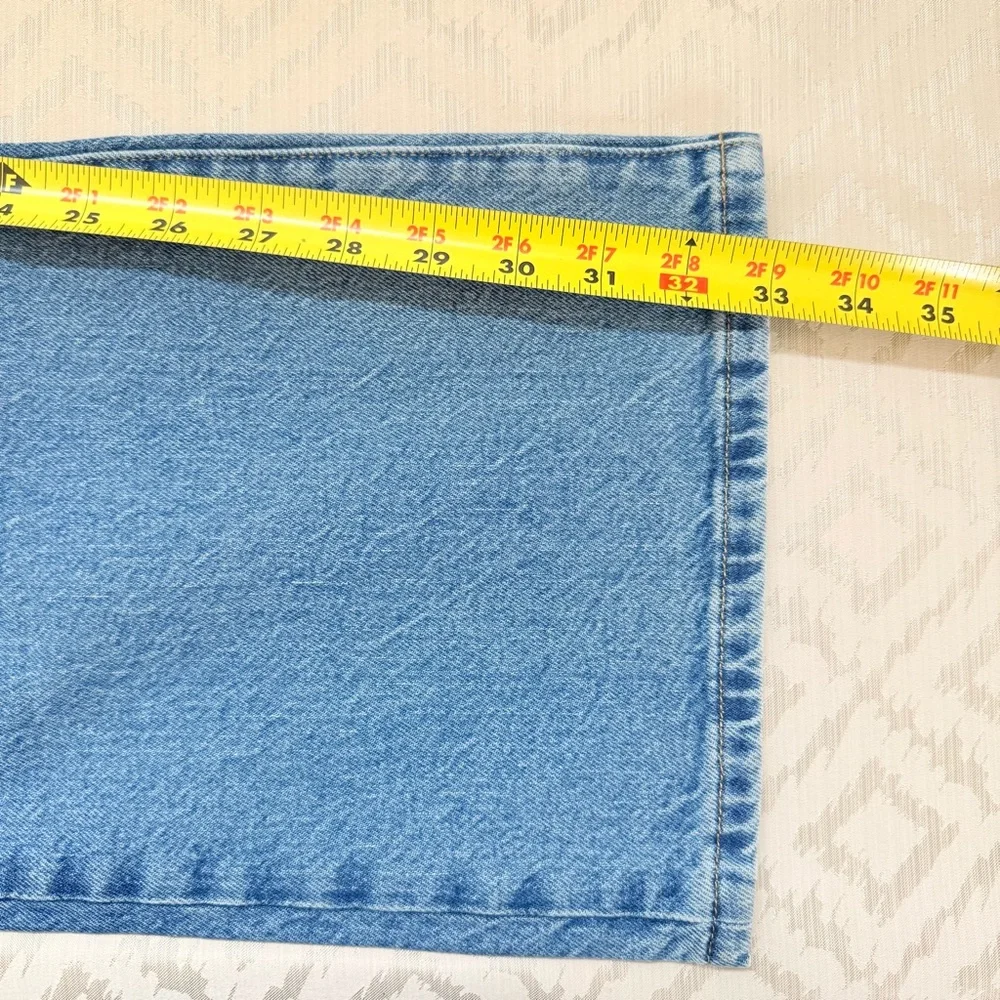 Good American Women’s Good Classic Bootcut High Rise Distressed Jeans Size 14/32 - Picture 7 of 7